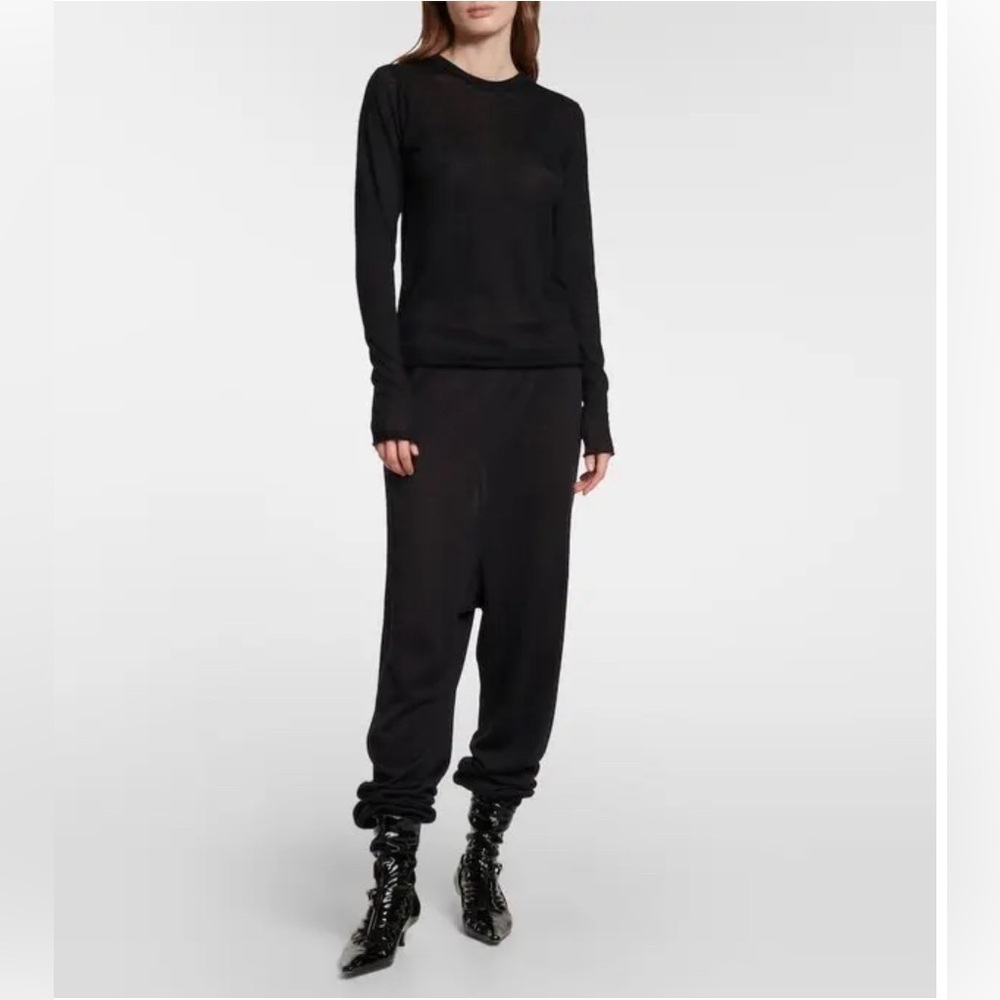 The Row Dalbero Linen and Silk Tapered Pants
